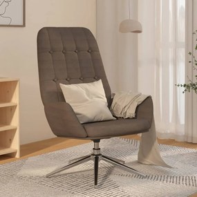vidaXL Cadeira de descanso camurça artificial cinzento-escuro