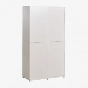 Armário Em Mdf Kivora Gardénia Branco - Sklum