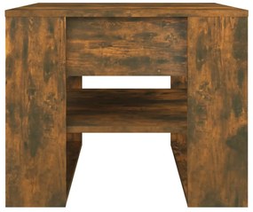 Mesa de centro 55,5x55x45 cm madeira processada carvalho fumado