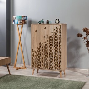 Móvel Multiuso Multibox – Carvalho Sonoma – 80x127x36 cm