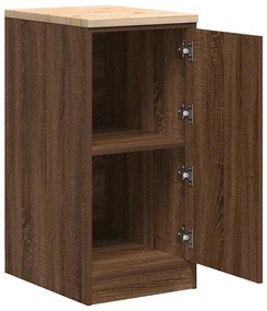 Armário de arrumação de garagem Carvalho Castanho 40x51x85 cm