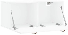 Armário de parede 80x36,5x35 cm derivados de madeira branco
