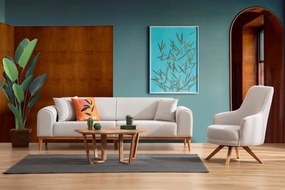 ****  
Sofá-cama de 3 Lugares Kapri – Creme – 220x84x77 cm

**