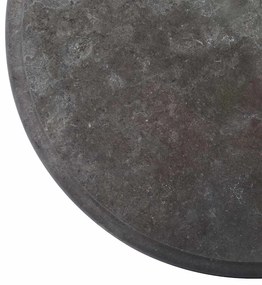 Tampo de mesa Ø40x2,5 cm mármore preto