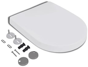 Tampo sanita fecho suave design remoção rápida quadrado branco