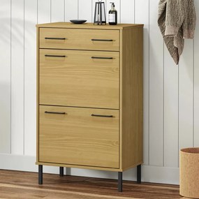 Sapateira Lucacho em Madeira de Pinho - Cor Natural - Design Retro