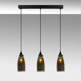 Chandelier Smoked – Fume – 63 x 63 cm