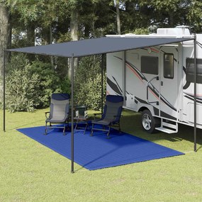 vidaXL Tapete de campismo para tenda 250x400 cm azul