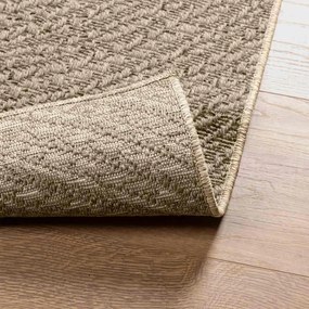 Tapete ZIZUR bege 200x290 cm aspeto de juta interior e exterior