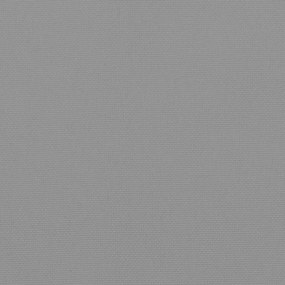 Almofadões banco jardim 2 pcs 150x50x7cm tecido oxford cinzento
