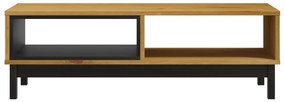 Mesa de centro FLAM 100x50x32,5 cm madeira de pinho maciça