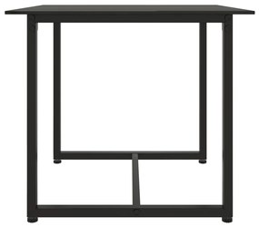 3 pcs conjunto lounge de jardim c/ almofadões vime PE preto