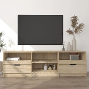 Móvel de TV 150x33,5x45cm madeira processada cor carvalho sonoma