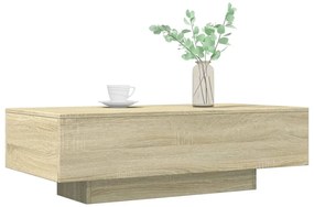 Mesa de centro 100x49,5x31 cm derivados madeira carvalho sonoma
