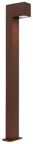 Candeeiro de pé exterior industrial castanho ferrugem 80 cm IP44 - Baleno
