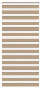 vidaXL Cortina de zebra 105x200 cm largura do tecido 100,9cm poliéster