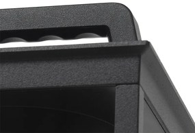 Candeeiro de mesa moderno preto recarregável LED - DENLU Moderno