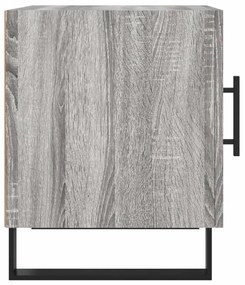Mesa cabeceira 40x40x50 cm derivados de madeira cinzento sonoma
