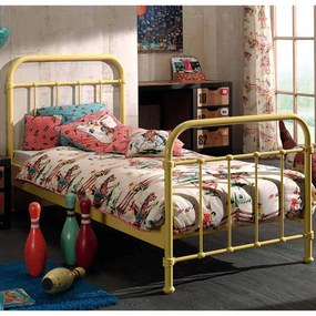 Cama para Crianças NEW YORK  90x200CM + Estrado Amarelo