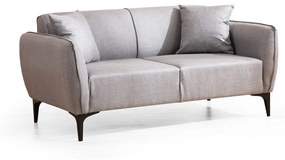 Sofá de 2 Lugares Belissimo – Cinzento – 160x67x95 cm