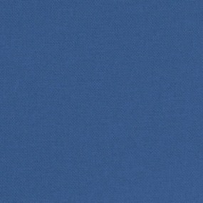 Poltrona Maiza com Apóio de Pés - Em Tecido - Cor Azul - 70x56x68 cm -