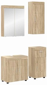 vidaXL Conjunto de Móveis para Banheiro TULUM Carvalho Sonoma