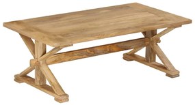 vidaXL Mesa de centro 110x60x40 cm madeira de mangueira maciça