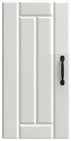 Armário de parede da cozinha Lucca madeira branco brilhante