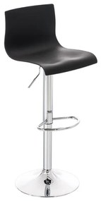 Banco de bar Hoover 39 x 84-104 x 36 cm Preto