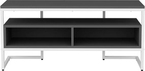 Móvel para TV Merrion – Branco e Antracite – 110 x 35 x 49,9 cm