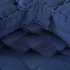 Puff Modular Índigo 70x70x54 Tecido