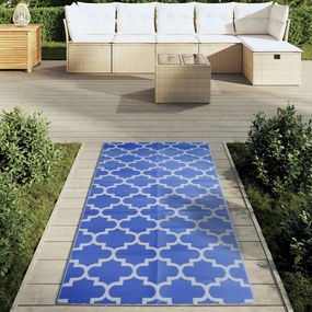 Tapete de exterior 80x150 cm ARAKIL PP azul