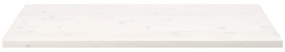Tampo de mesa retangular 100x50x2,5 cm pinho maciço branco
