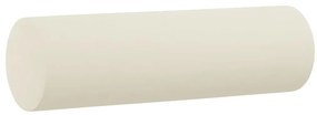 3 pcs conjunto de sofás com almofadas veludo cor creme