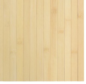 Tapete retangular 100x200 cm bambu cor natural clara