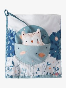 Livro de atividades + peluches em veludo, Floresta Encantada multicolor