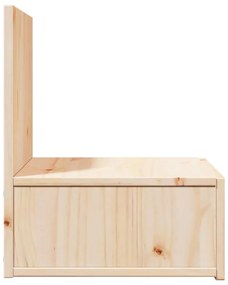Mesa de Cabeceira Montada na Parede com gaveta 2 pcs Castanho