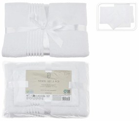 Jogo de toalhas Essentials Branco (3 Peças)