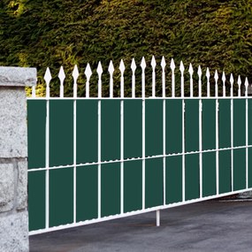 4,65 kg Revestimento da cerca em PVC 35 m x 19 cm com 20 clipes para Ruído, Vento e Protecção da Privacidade Verde