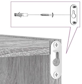 Prateleiras de parede forma de cubo 6 pcs 30x15x30 cm