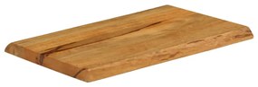 Tampo de mesa c/ borda viva 50x40x2,5 cm mangueira maciça