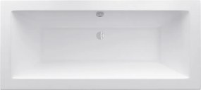Mexen Cube banheira retangular 190 x 80 cm, branca - 55051908000