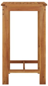 Mesa de bar de jardim 60x60x105 cm madeira de acácia maciça