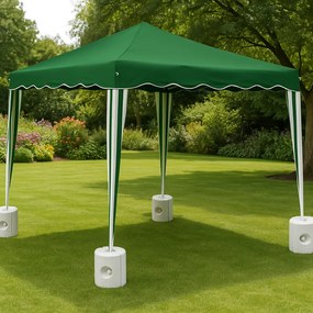 Conjunto de 4 suportes para pavilhão (NÃO INCLUÍDO) 25 cm Branco