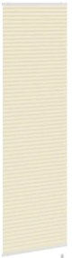 Creme Plissada Cega 55x200 cm Largura Tecido 54,4 cm Poliéster