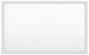 Conjunto de móveis de casa de banho derivados de madeira branco