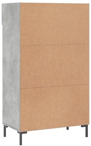 Sapateira 60x35x105 cm derivados de madeira cinzento cimento