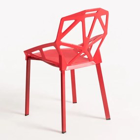 Pack 4 Cadeiras Omega - Vermelho