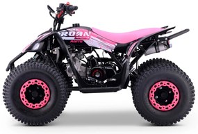 MINI MOTO 4 GASOLINA PARA CRIANÇAS 125cc Roan Ratte R8 automático Rosa