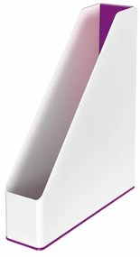Porta-revistas Leitz Branco Violeta A4 Poliestireno (7,3 X 31,8 X 27,2 cm)